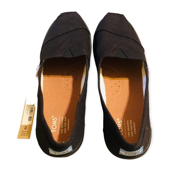 Toms Alpargata Canvas Youth Shoes size 5.5 - Picture 6 of 7